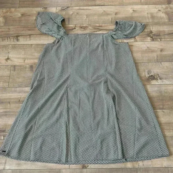 NWT LEVI'S Women's Misha Checkered Flutter-Sleeve Skater Dress Sz 4X - Picture 9 of 9
